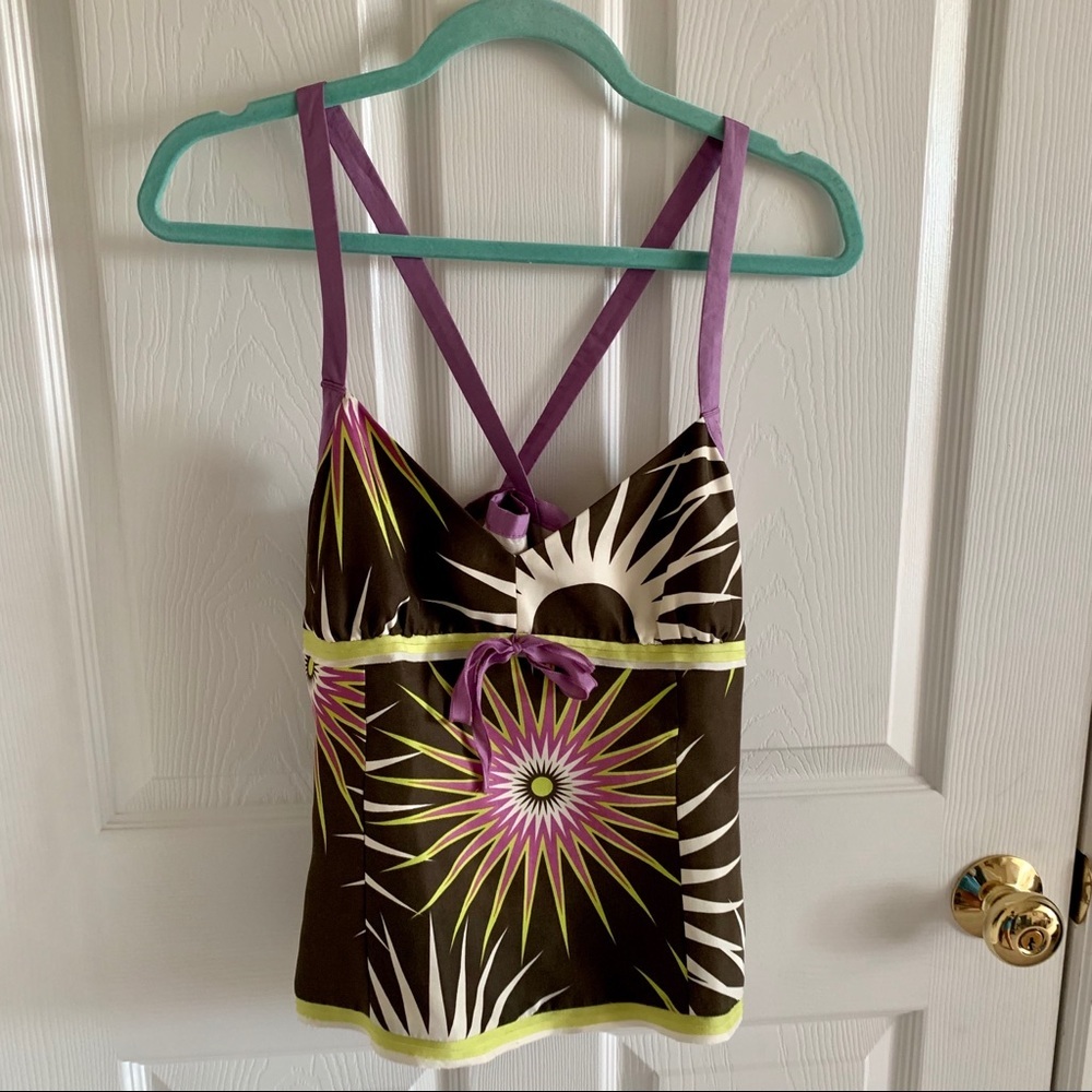 Anthropologie Hoss Homeless Vintage Floral Tank